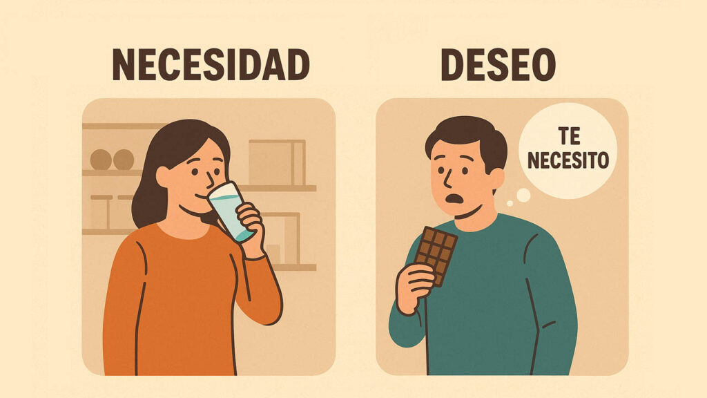 necesidad o deseo