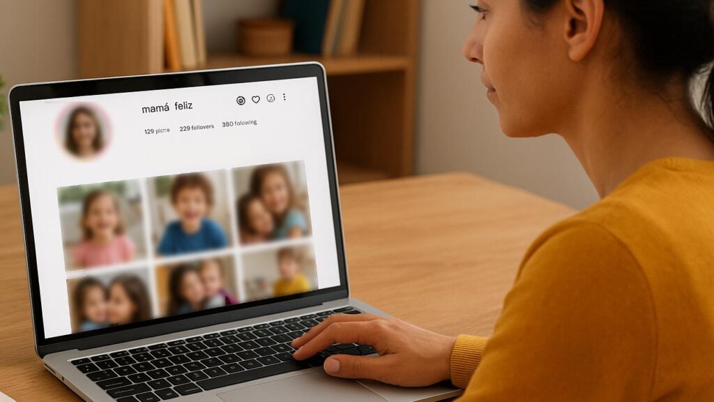 compartir imágenes hijos en internet