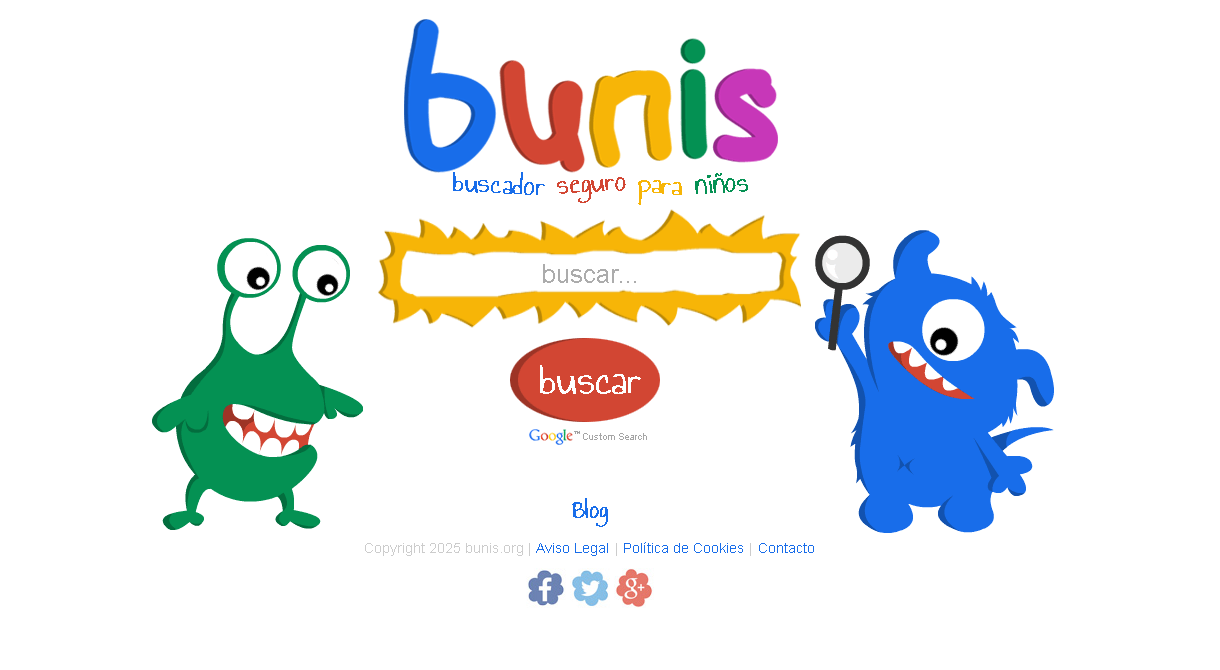 bunis buscador niños