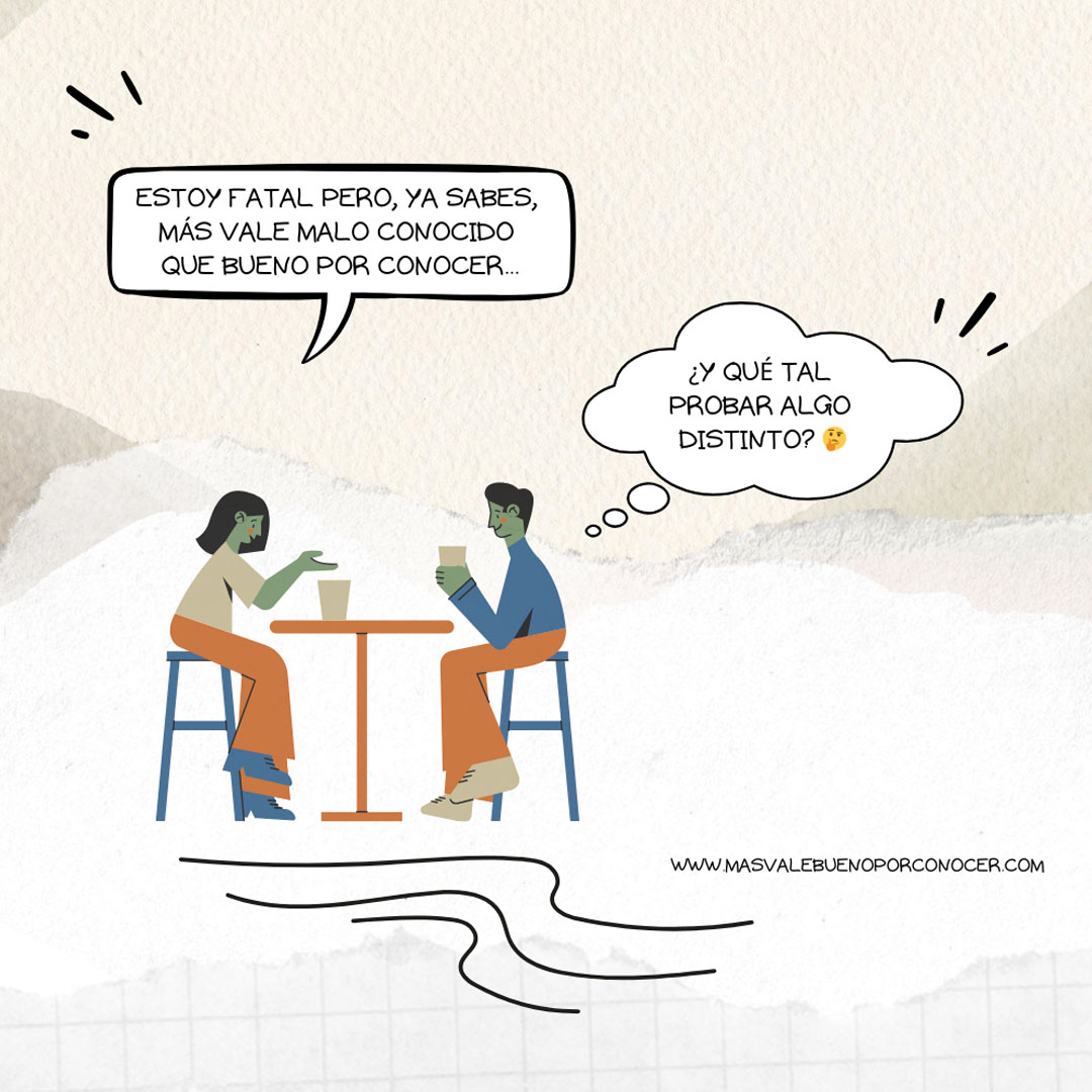 más vale bueno por conocer banner